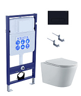 SET AQUATEK ВЕГА-1905-017 (рама AQUATEK Standard INS-0000012 с клавишей KDI-0000017 и крепежом KKI-0000002+унитаз ВЕГА AQ1905-00 с тонким сиденьем sc 500_191_3226773