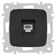 Розетка Ethernet RJ-45 без рамки Arte Milano am-205 205.45-1.black 500_191_2302627