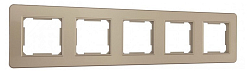 Рамка на 5 постов Arte Milano am-502.16 502.16-5.shampan 250_100_Array