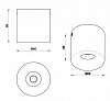 Накладной светильник iLedex Metrica 108-7W-D80-3000K-24DG-BK 100_100_1991845