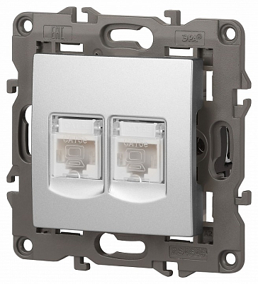 Розетка Ethernet RJ-45 без рамки Эра Эра Elegance 14-3108-03 400_400_2400685