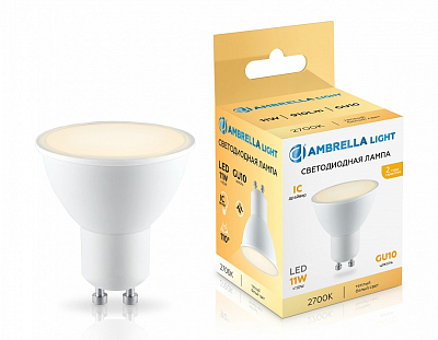 Лампа светодиодная Ambrella Light MR16 GU10 11Вт 2700K 181103 400_400_2030167