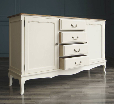 Бежевый комод "Леонтина (Leontina)" с дверками и ящиками арт LT51 400_400_3190098