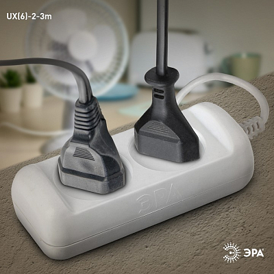 Удлинитель Эра  UX(6)-2-3m 400_400_2404738
