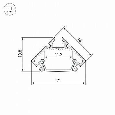 Профиль накладной Arlight Pds 23862 400_400_2132872