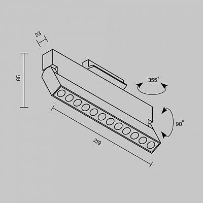 Накладной светильник Maytoni Technical Points TR224-1-12WCCT-M-W 400_400_2883186