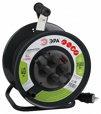 Удлинитель Эра  RMx-4es-3x1.5-40m-IP44(KG) 400_400_3224126