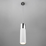 Подвесной светильник Eurosvet Double Topper 50135/1 LED хром/белый 250_100_3074931