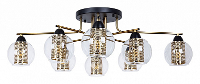 Потолочная люстра Arte Lamp Manchester A7045PL-8BK 400_400_2431448