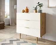 Комод с тремя ящиками "Line" LN12/GR1/beige 250_100_1929976