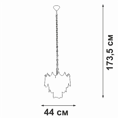 Подвесная люстра Vitaluce V58120 V58120-8/5 400_400_1819877