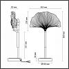 Настольная лампа декоративная Odeon Light Ventaglio 4870/1T 100_100_1725641