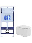SET AQUATEK КВАДРО T (рама AQUATEK Standard INS-0000012(без клавиши и крепежа)+унитаз AQ1515T-00 КВАДРО с тонким сиденьем soft-close 250_100_Array