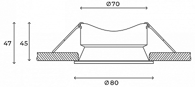 Встраиваемый светильник Hesby Lighting Harstad HSBL_0227 400_400_3106223