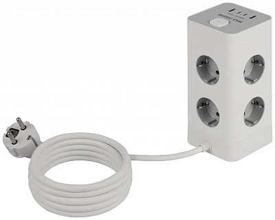 Сетевой фильтр Эра  TWR-8es-1,5m-4USB-W 400_400_2873564