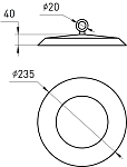 Подвесной светильник Эра  SPP-402-0-65K-100 250_100_3099753