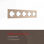 Рамка на 5 постов Arte Milano am-502.11 502.11-5.shampan 250_100_2168371