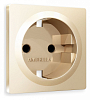 Накладка для розетки с заземлением и со шторками Ambrella Volt ALFA AP6070 100_100_2185299