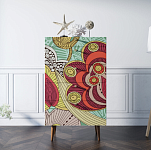 Комод высокий "Berber" 6 принт арт BB10/Print_06 250_100_1938400