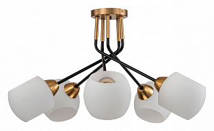 Люстра на штанге Escada Bond 2113/5P Copper/Black 500_191_2422538