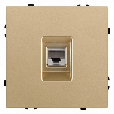 Розетка Ethernet RJ-45 без рамки Kollinger Eclipse EC-017GD 400_400_3118783