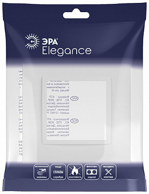 Рамка на 1 пост Эра Эра Elegance 14-5011-01М 400_400_2402443