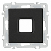 Розетка для вывод кабеля без рамки Arte Milano am-206 206.49-1.black 100_100_2167537