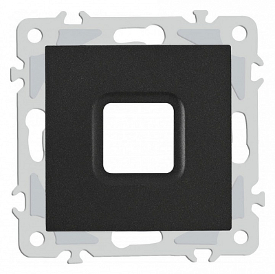 Розетка для вывод кабеля без рамки Arte Milano am-206 206.49-1.black 400_400_2167537