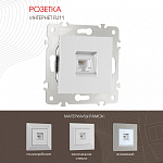 Розетка телефонная RJ-11 без рамки Arte Milano am-203 203.51-1.silver 250_100_2166834