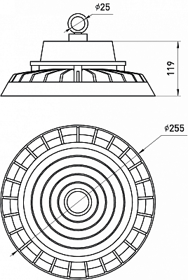 Подвесной светильник Эра  SPP-407-090-50K-150 400_400_3085885