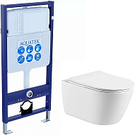 SET AQUATEK ОБЕРОН T (рама AQUATEK Standard INS-0000012(без клавиши и крепежа)+унитаз ОБЕРОН AQ1365T-00 с тонким сиденьем soft-close 500_191_3226906