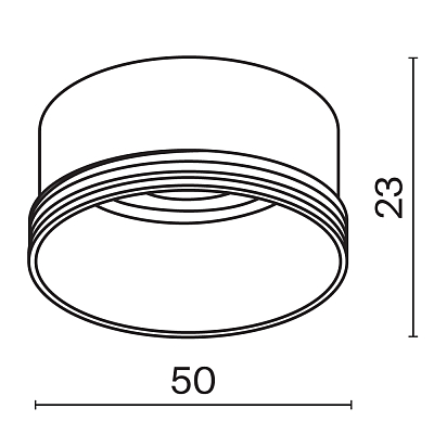 Комплектующие для светильника Technical RingM-12-W 400_400_839474