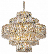 Подвесная люстра Newport 8450 8459+6/C gold 500_191_3235447