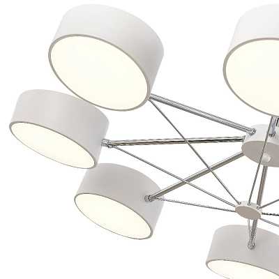 SLE6005-502-08 Светильник потолочный Белый, Хром/Белый LED 8*10W ВАЛЛЕ 400_400_2954173