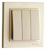 Выключатель трехклавишный Mono Electric Despina 102-170022-114 100_100_2162150