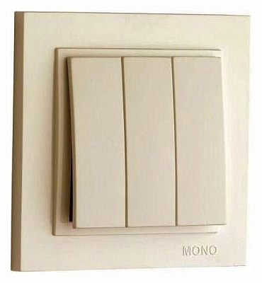 Выключатель трехклавишный Mono Electric Despina 102-170022-114 400_400_2162150