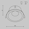 Встраиваемый светильник Technical DL032-2-01W 100_100_2209603