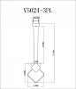 Подвесной светильник Moderli Store V5024-3PL 100_100_1965738