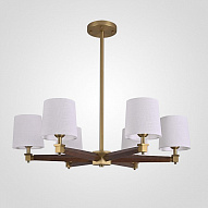 Люстра на штанге Imperiumloft Jorgenson White/Dark wood STAVRA01 500_191_2423211