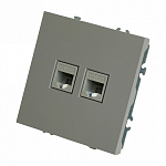 Розетка двойная Ethernet RJ-45 без рамки Stekker Эмили 49952 250_100_2160274