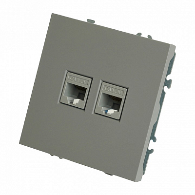 Розетка двойная Ethernet RJ-45 без рамки Stekker Эмили 49952 400_400_2160274