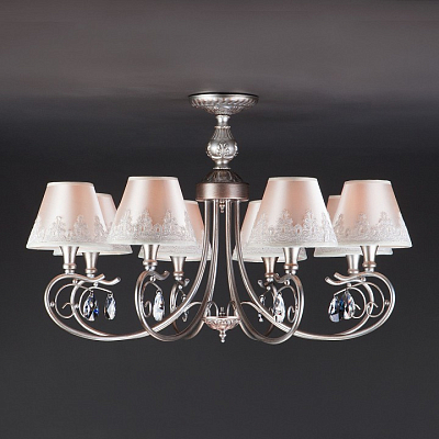 Люстра на штанге Eurosvet Incanto 60069/8 серебро 400_400_598355