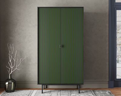 Шкаф двухдверный "Emerson" арт EM091/green/L 400_400_1929177