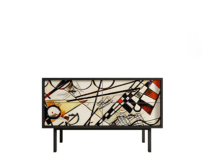 Комод с четырьмя ящиками "Emerson" by Kandinsky арт EM05/Print_01 400_400_1929718
