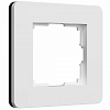 Рамка на 1 пост Werkel Split (белый/черный, soft-touch) W0013068 100_100_2131148