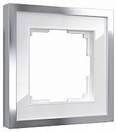 Рамка на 1 пост Werkel Baguette (белый/серебро) W0012850 500_191_2296958