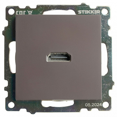 Розетка HDMI без рамки Stekker Катрин 50064 400_400_2160691