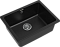 RIVELATO Мойка BERKANA 50 подст.монтаж 1-чаш 560*430 nero арт.