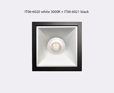 Встраиваемый светильник Italline IT06-6020 IT06-6020 white 3000K + IT06-6021 white 400_400_3073982