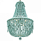 Подвесная люстра Imperiumloft Chanteuse Chandelier Turquoise 40.1993-1